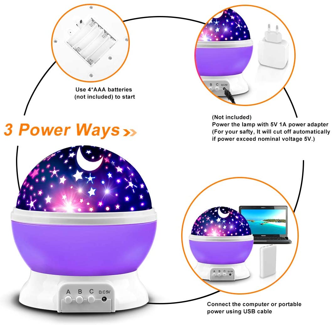 Galaxzo™ Night Light Projector